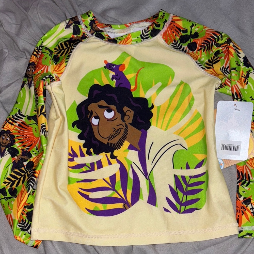Disney encanto bruno swim rash guard top